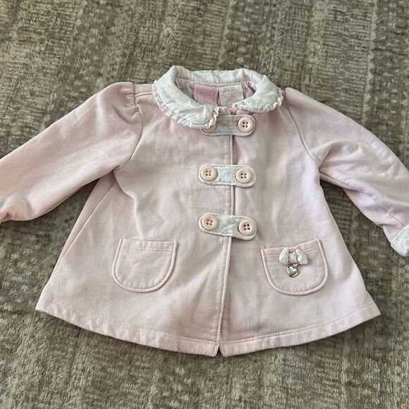 Dylan & Abby Size 6-9M light pink baby girl coat - Picture 1 of 5